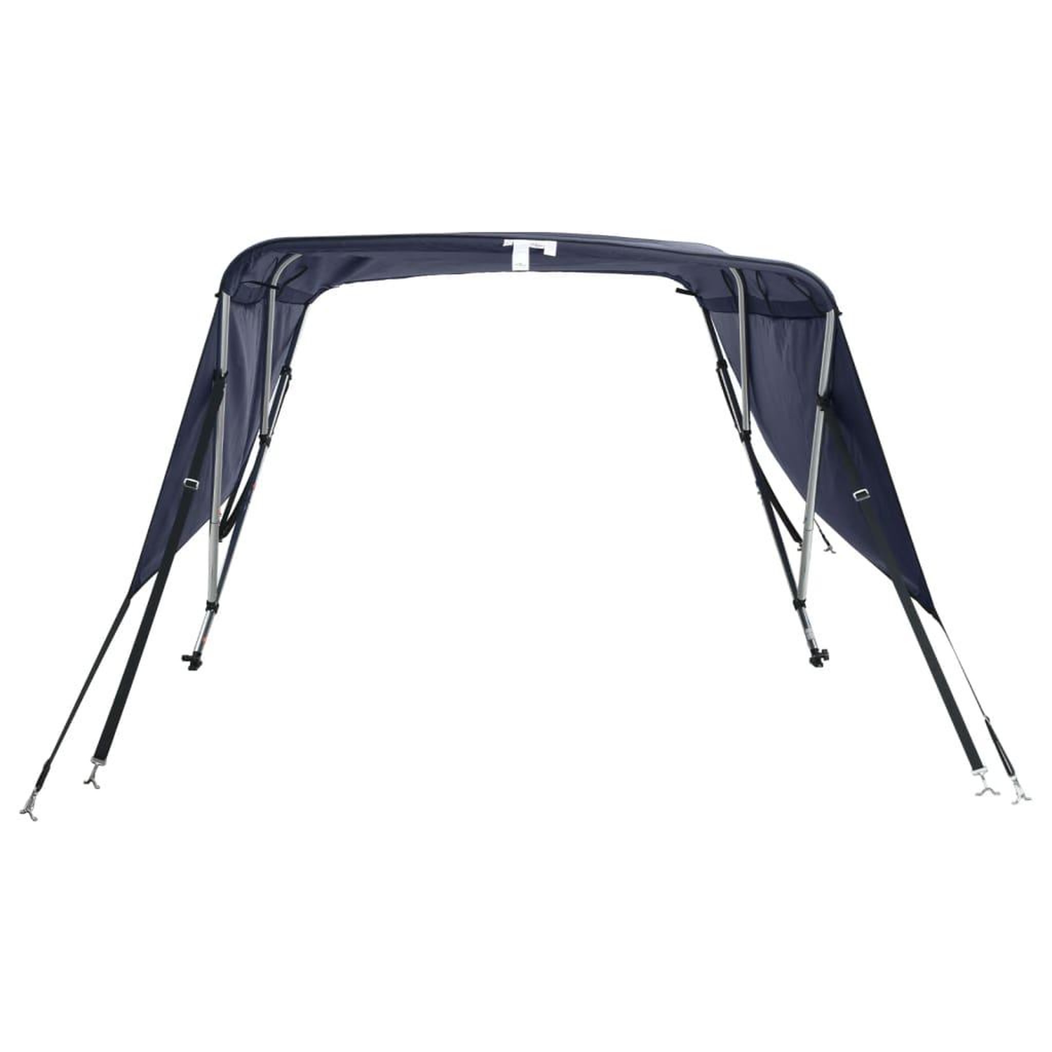 Voir la diapositive 4 : VIDAXL Toit bimini a 3 arceaux parois laterales 183x(185-198)x137 cm