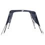 Voir la diapositive 4 : VIDAXL Toit bimini a 3 arceaux parois laterales 183x(185-198)x137 cm