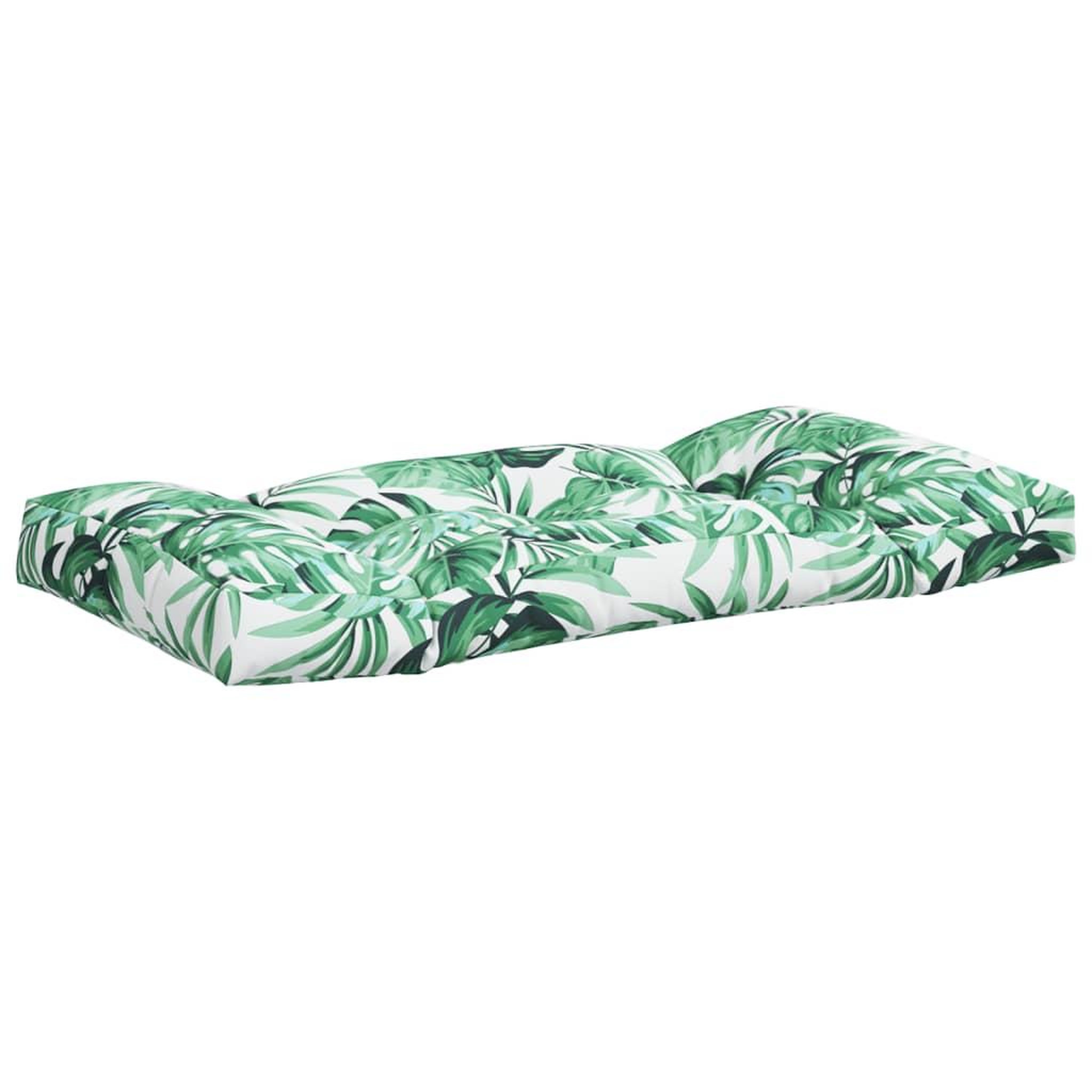 Voir la diapositive 5 : VIDAXL Coussins de palette lot de 2 motif de feuilles tissu