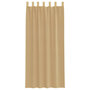 Voir la diapositive 4 : VIDAXL Rideaux en voile avec passe-tringles 2 pcs sable