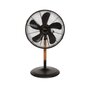 Voir la diapositive 1 : NIKLAS Ventilateur de Table 60W Mat en Bois - Ventilateur portable 3 Vitesses Hauteur 76cm Tête Réglable NIKLAS