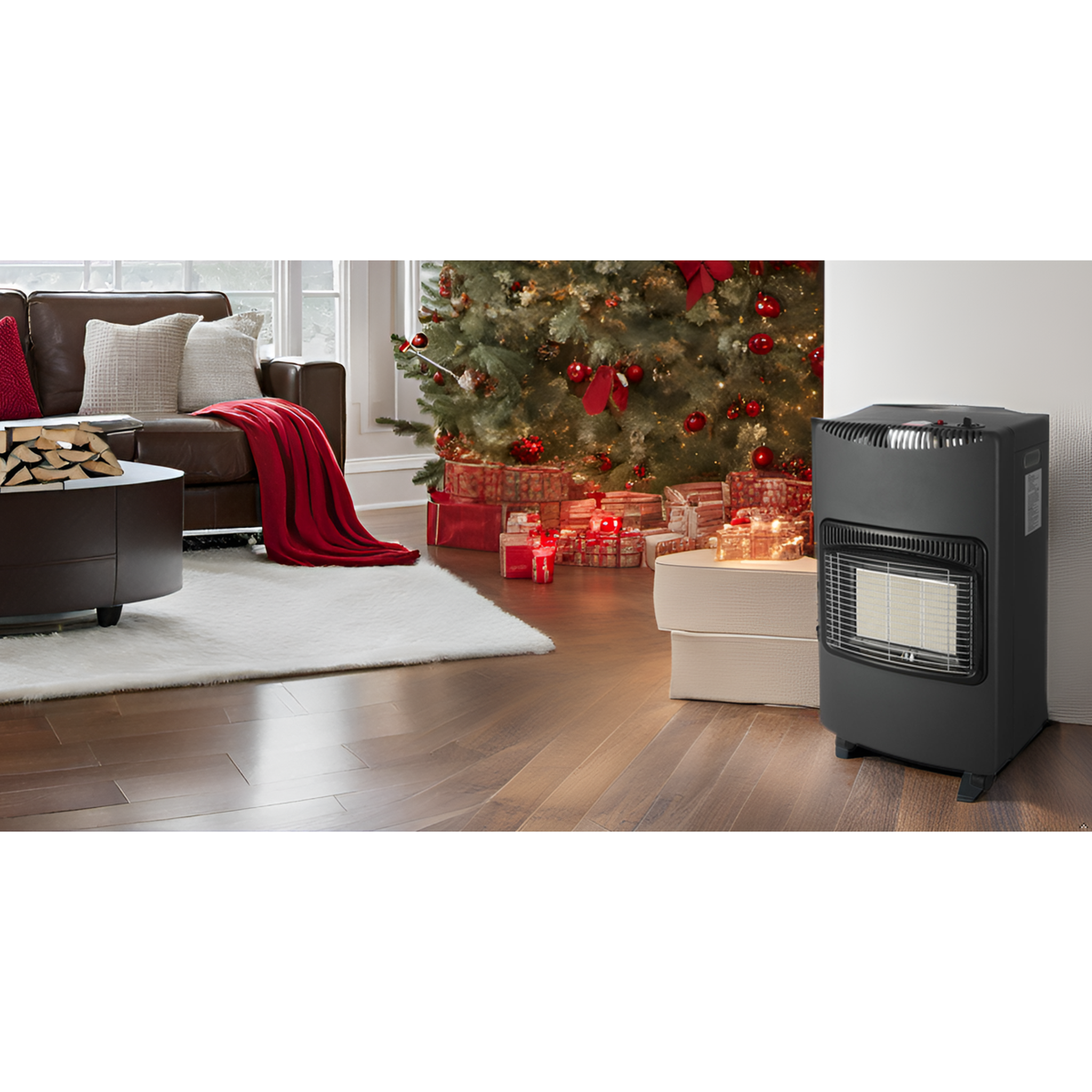 Voir la diapositive 2 : NIKLAS Poele à gaz Infrarouge 4200W Nova Chauffage d'appoint Piezo Volume 120 m3 Pliable NIKLAS
