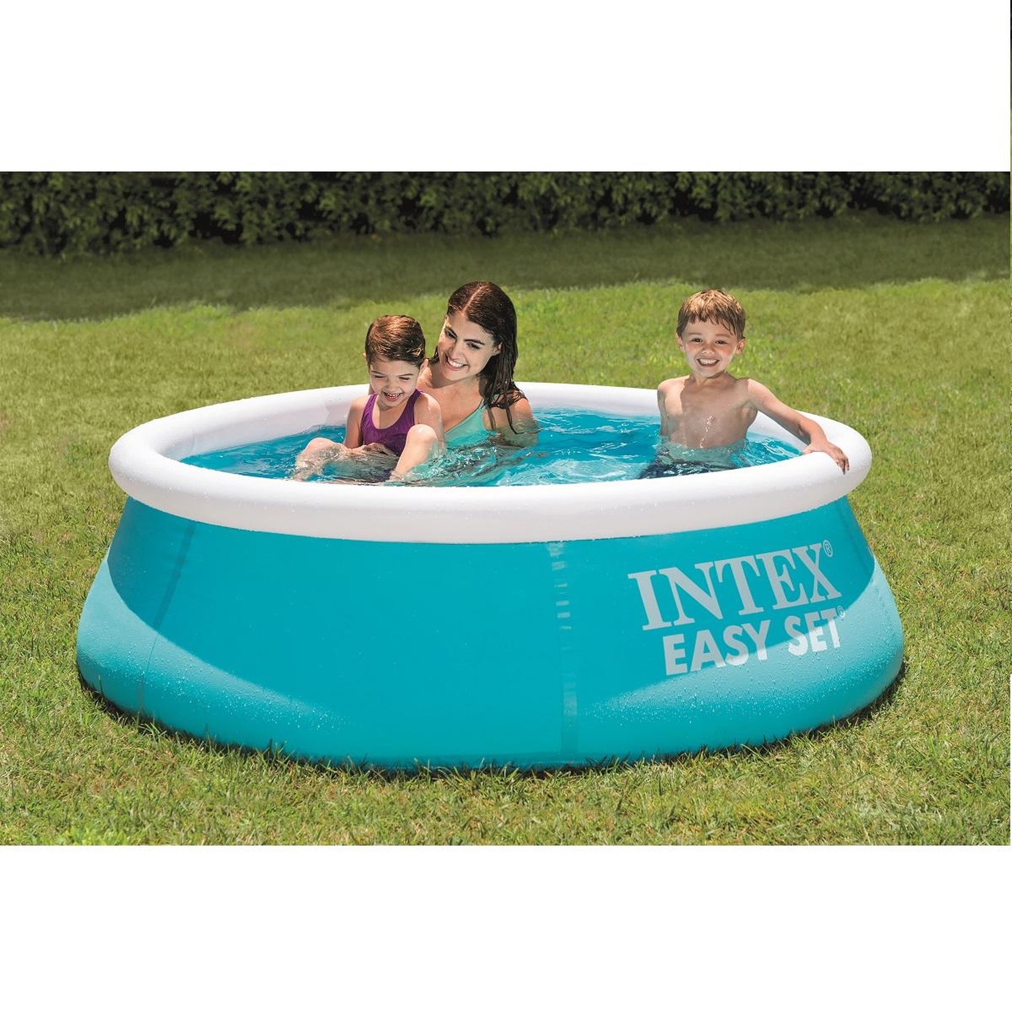 Voir la diapositive 1 : INTEX Piscine autoportée ronde - 1,83m x 51cm - EASY SET
