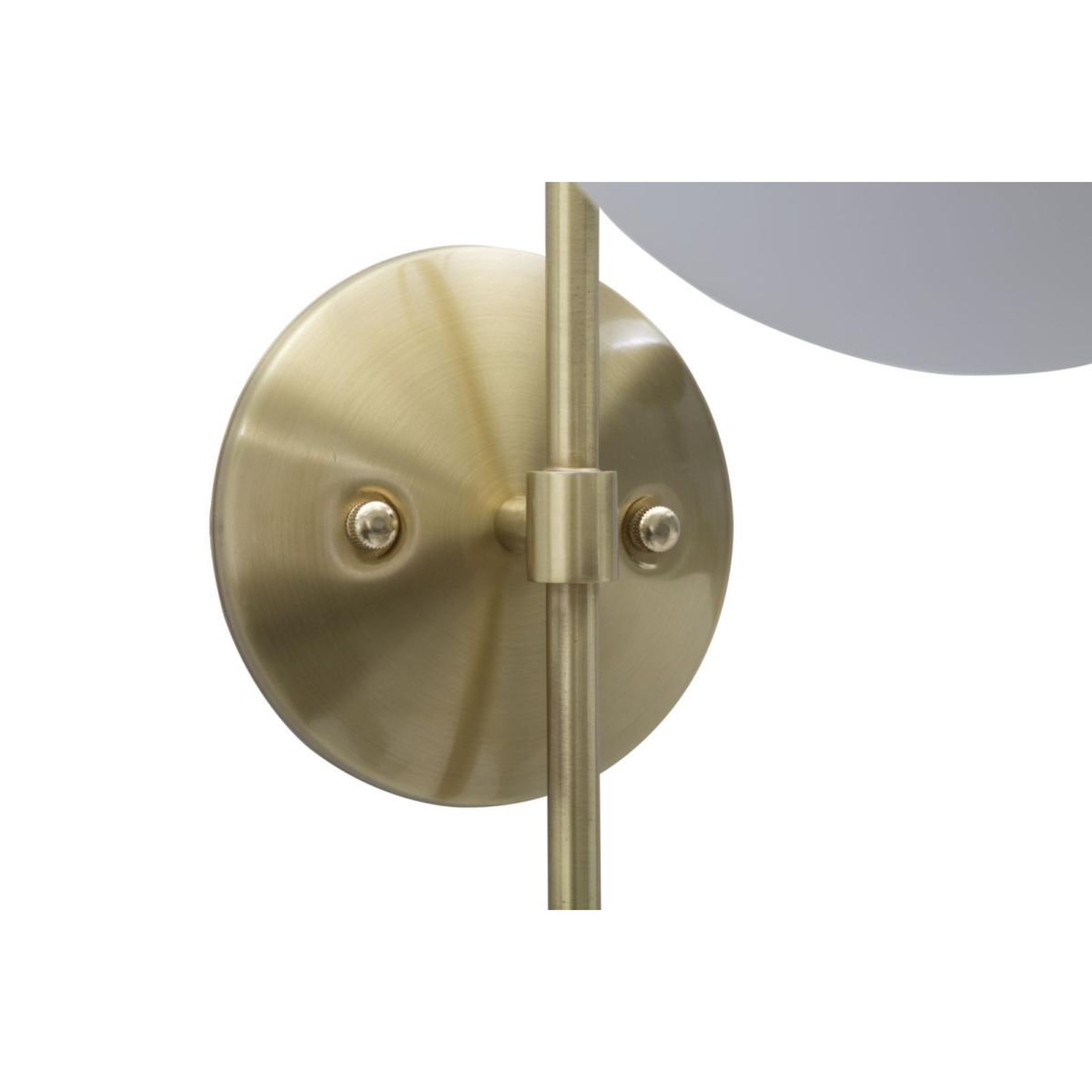 Voir la diapositive 4 : Paris Prix Applique murale sphère  glamy street  51cm blanc & or