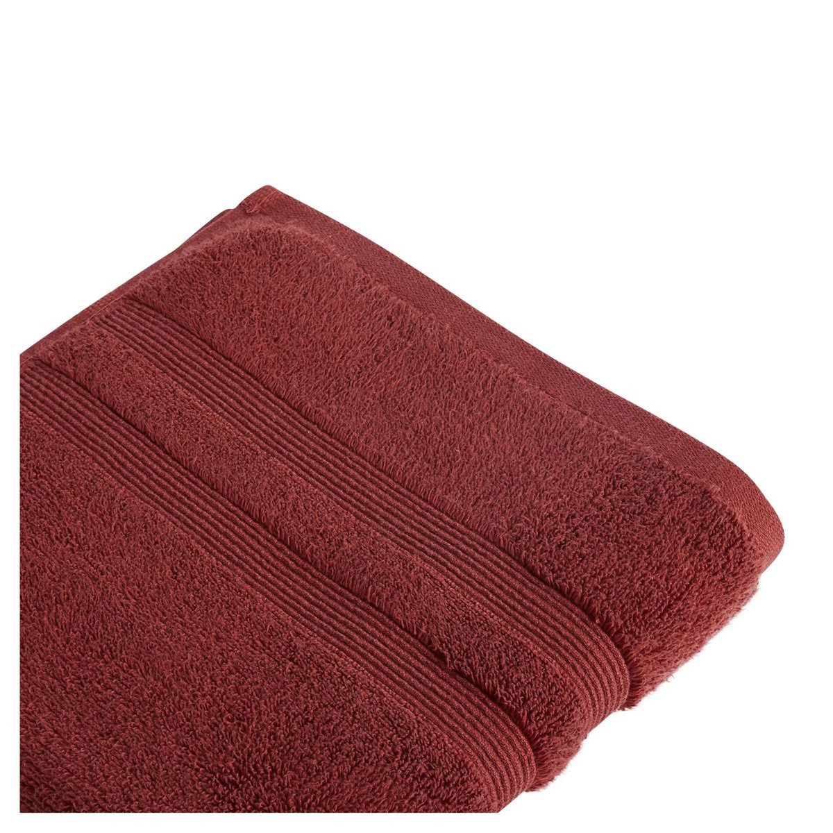 ACTUEL Serviette invité unie en coton tissé 500 g/m²