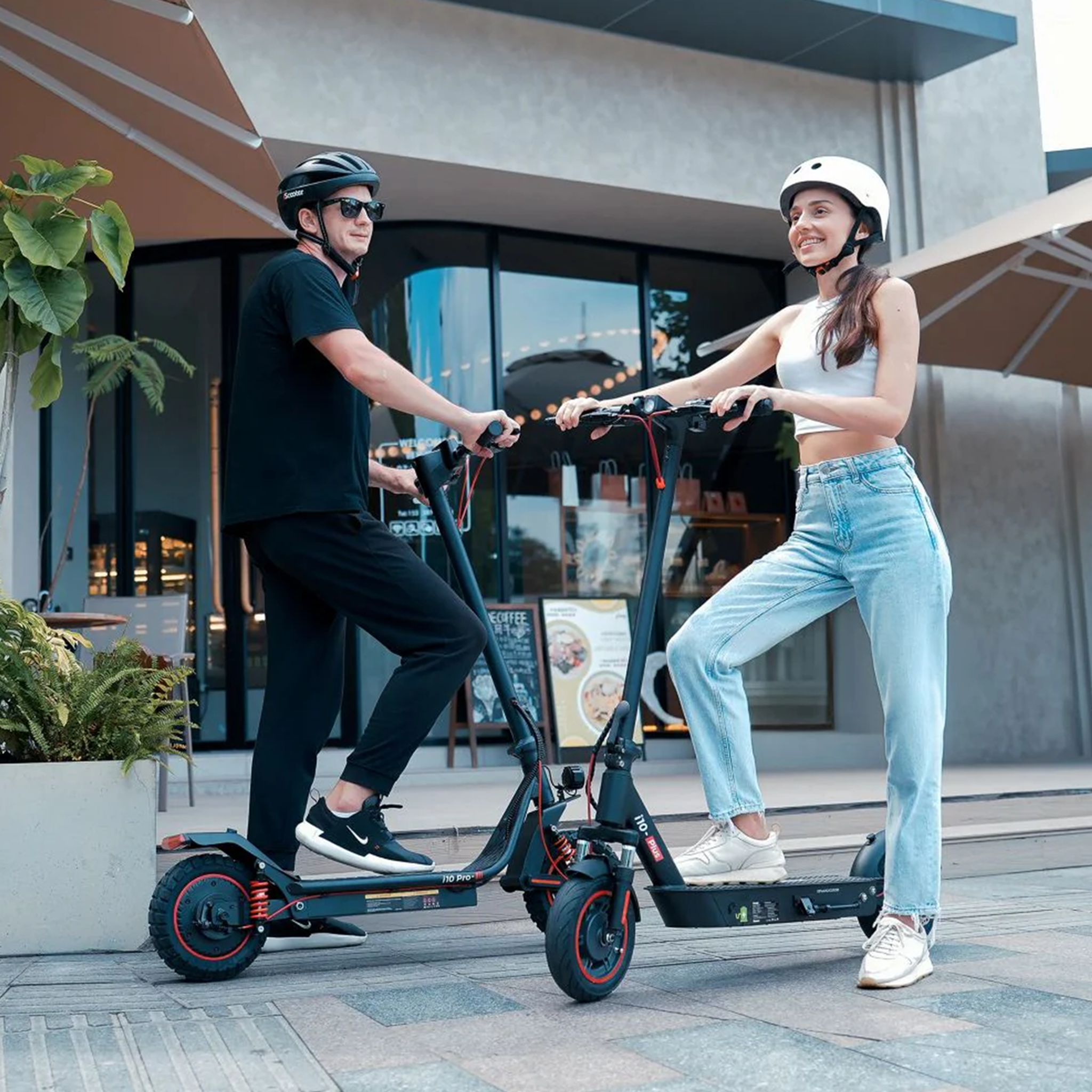 Voir la diapositive 6 : ISCOOTER Trottinette électrique iScooter i10 Pro, 800 W, 48 V, 15 Ah, 10 pouces, application