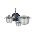 ELO Ensemble de 1 Poêle de cuisson 20 cm et 3 faitouts 12, 16 et 24 cm Elo Prima Brillant