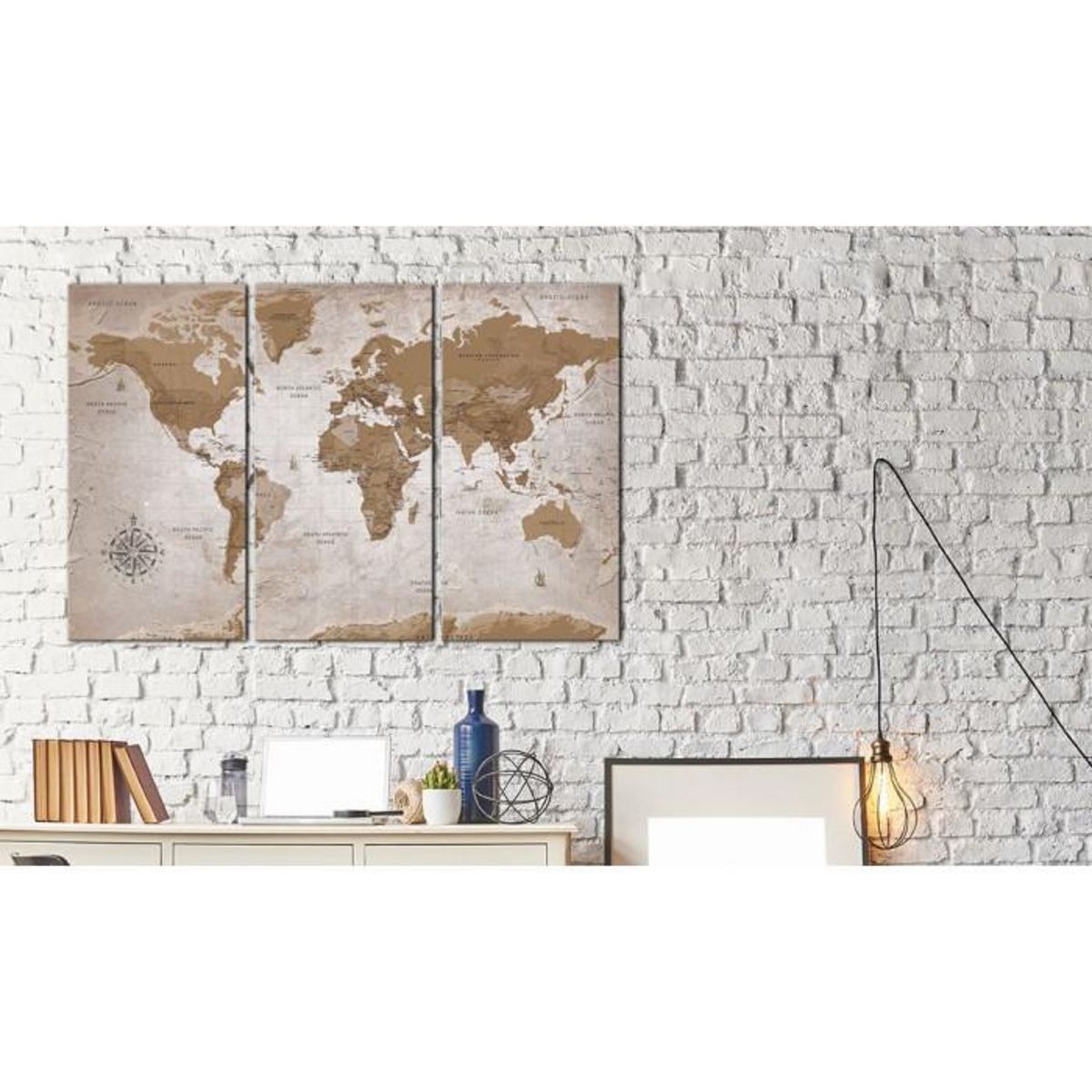 Paris Prix Tableau Imprimé  Vintage Map : Oriental Travels