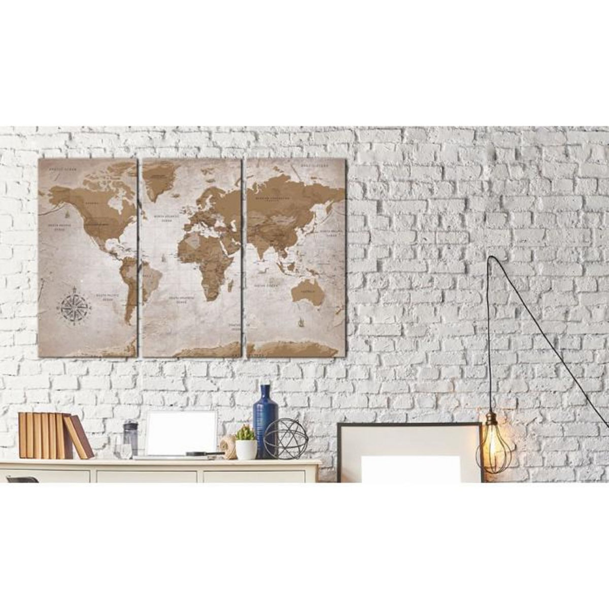 Paris Prix Tableau Imprimé  Vintage Map : Oriental Travels