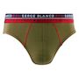 Voir la diapositive 6 : SERGE BLANCO Lot de 4 slips homme en coton French