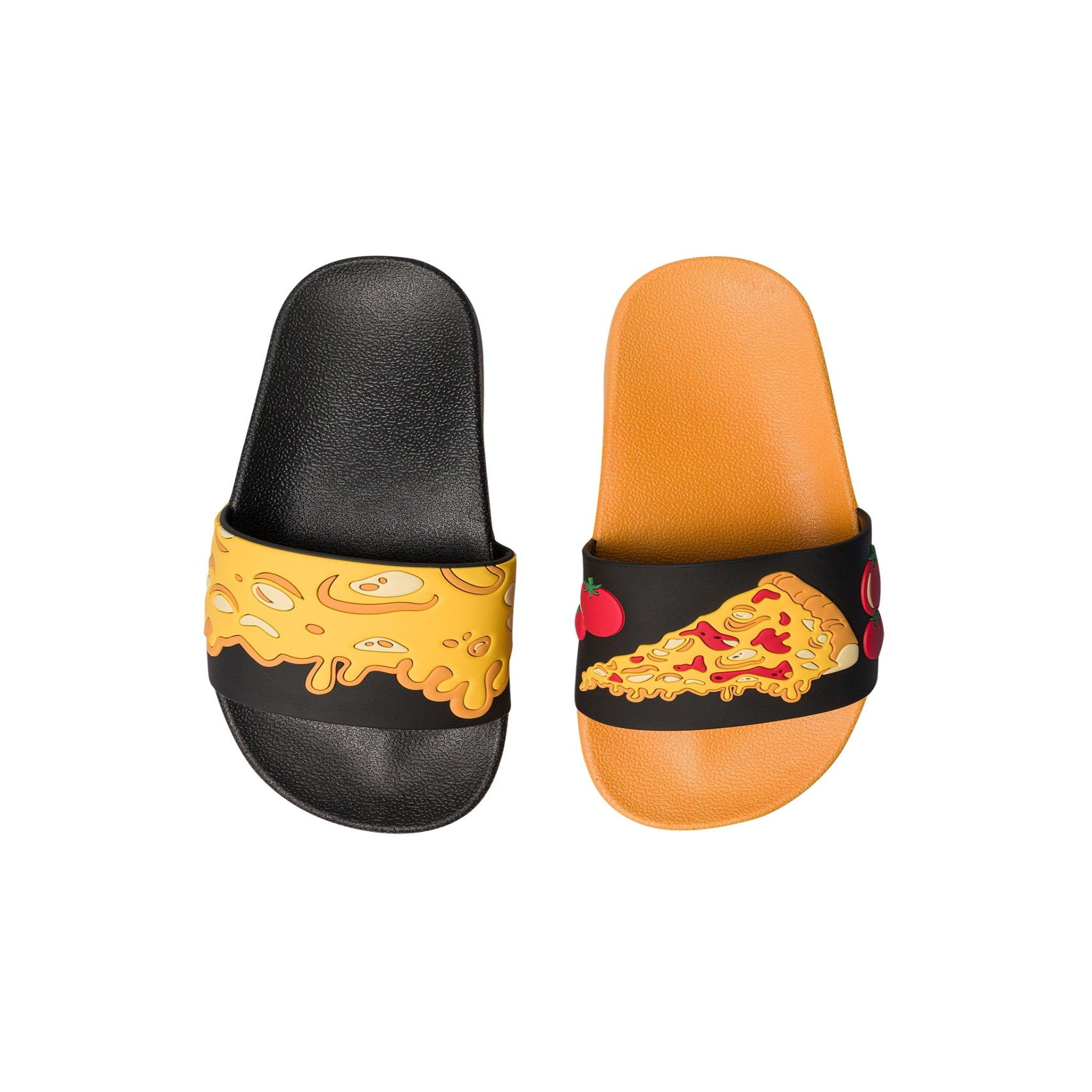 Voir la diapositive 3 : DEDOLES Claquettes pizza au fromage