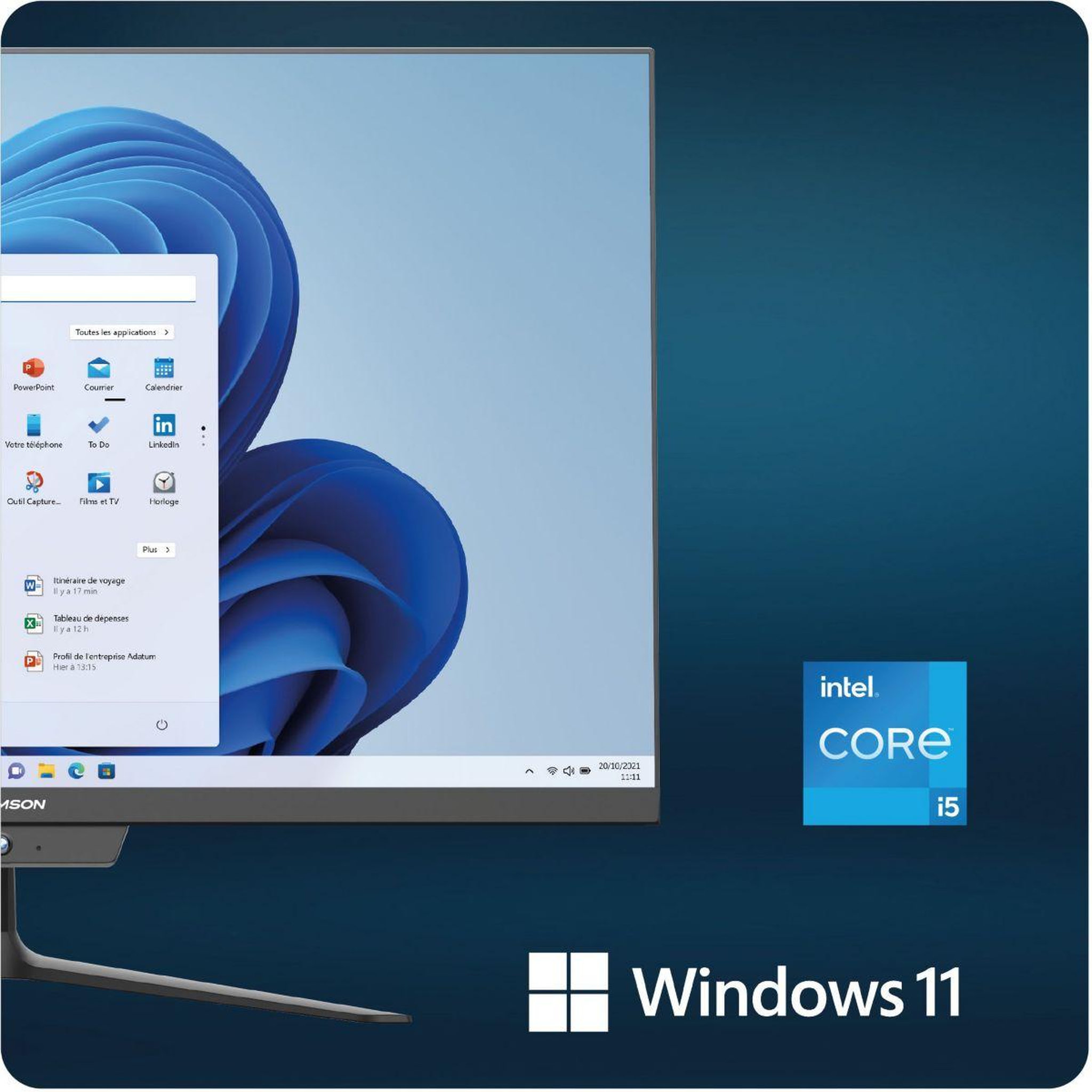 Voir la diapositive 3 : THOMSON Ordinateur tout-en-un a27i51216bk512c