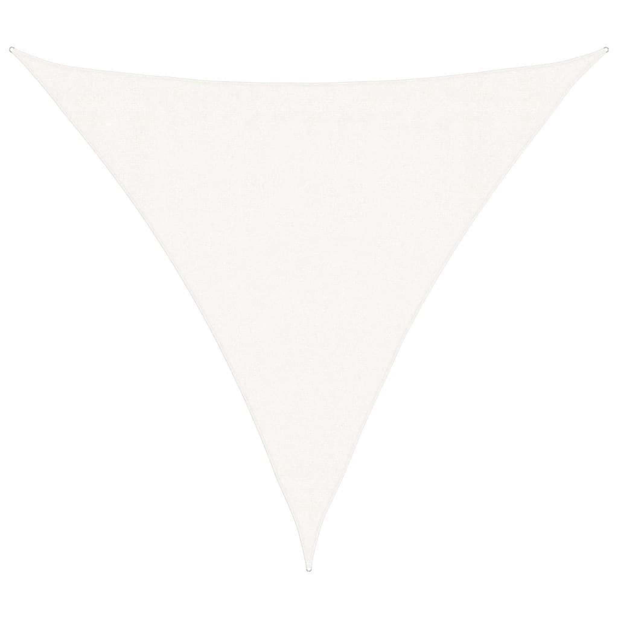Voir la diapositive 2 : VIDAXL Voile d'ombrage 160 g/m^2 Blanc 3x3x3 m PEHD