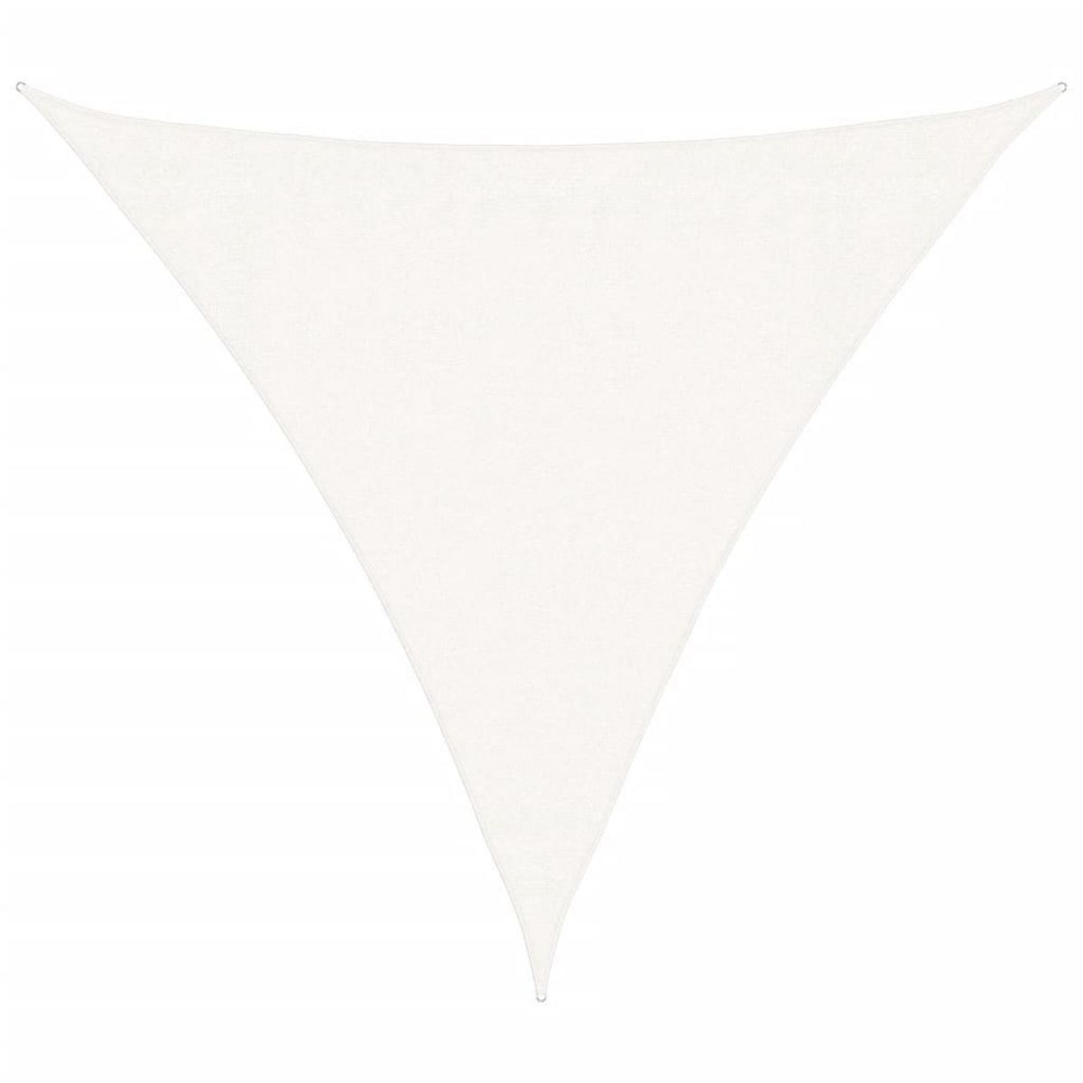 VIDAXL Voile d'ombrage 160 g/m^2 Blanc 3x3x3 m PEHD