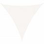 Voir la diapositive 2 : VIDAXL Voile d'ombrage 160 g/m^2 Blanc 3x3x3 m PEHD