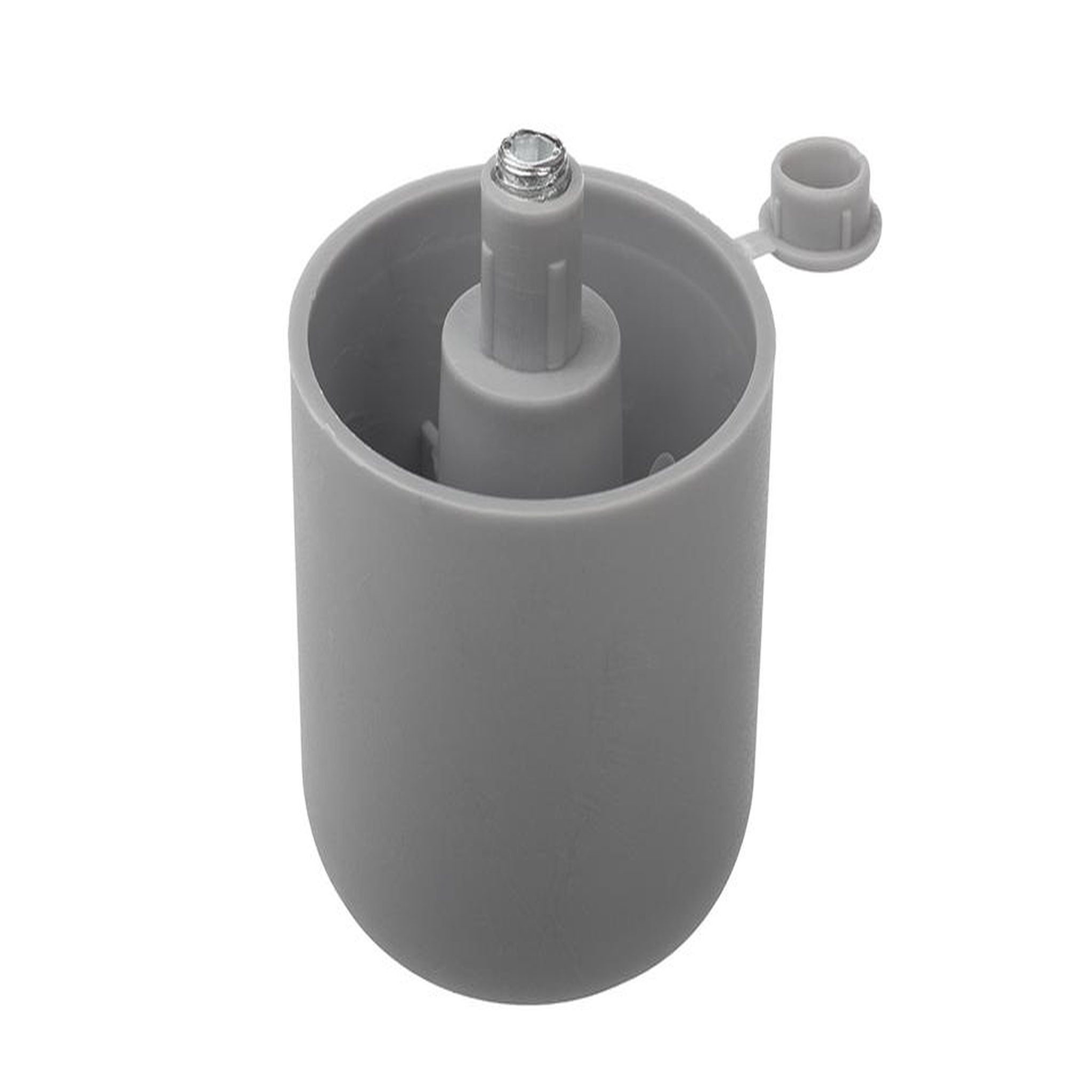 CENTRALE BRICO Glissière pour pied de meuble avec rectification hauteur 42mm gris