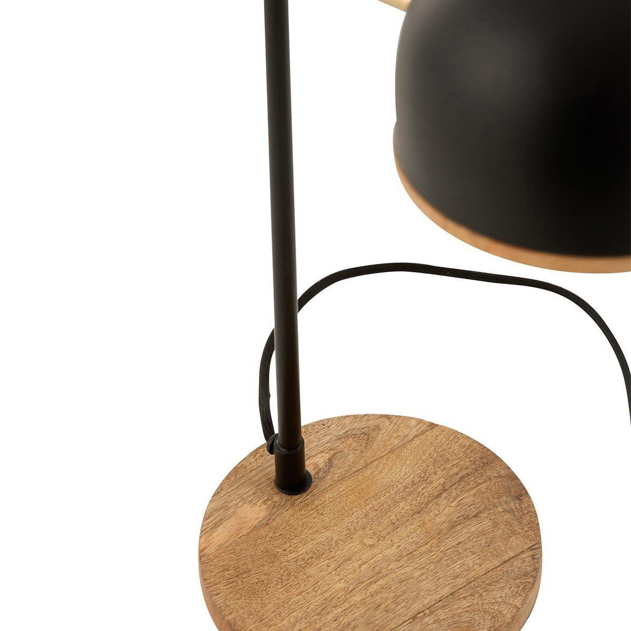 Voir la diapositive 4 : J-LINE Lampe de bureau design en métal  evy  48cm noir