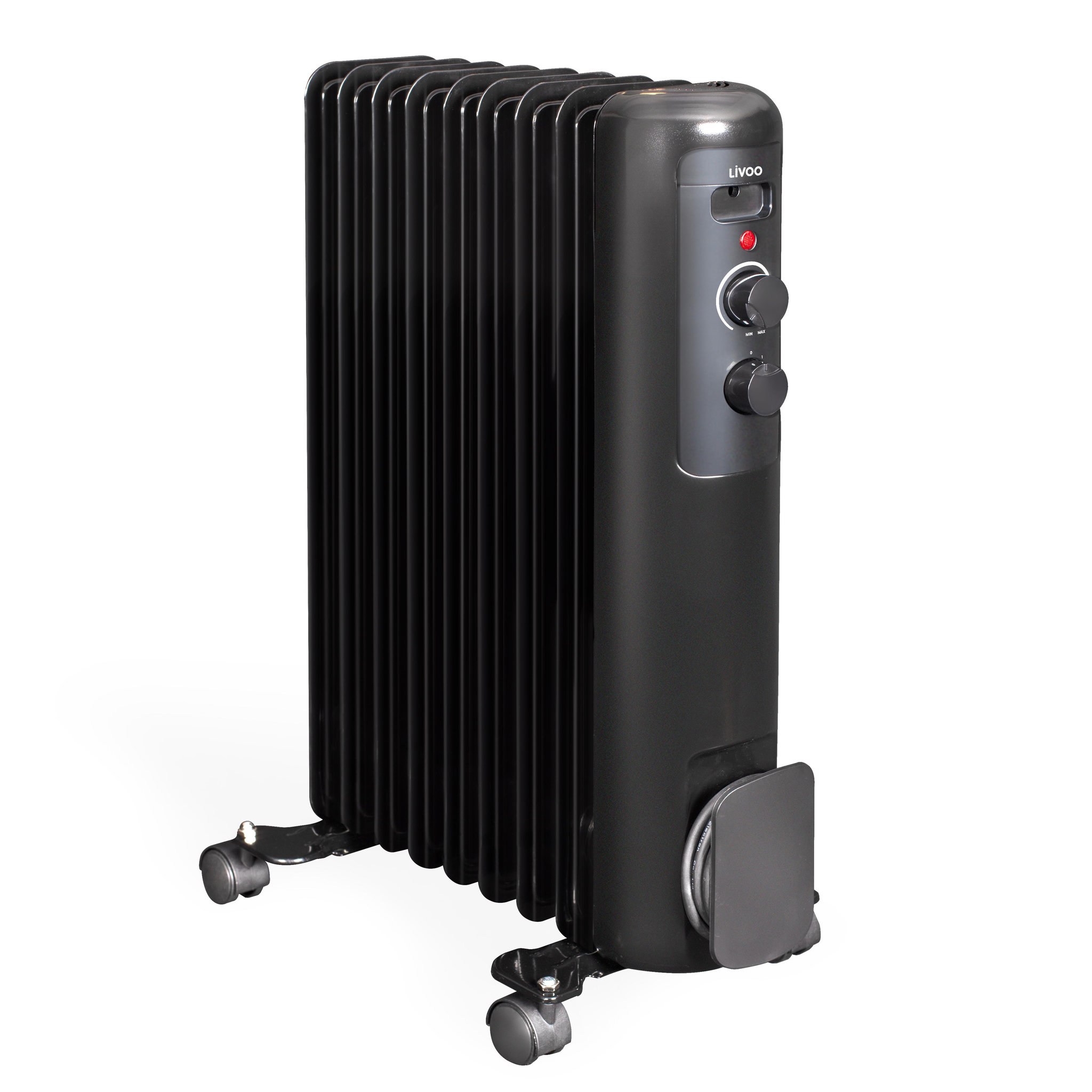 LIVOO Radiateur bain d'huile 2000w noir - DOM502