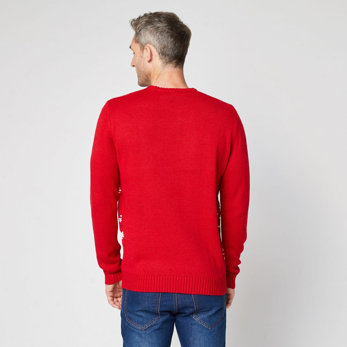 INEXTENSO Pull de noël rouge homme