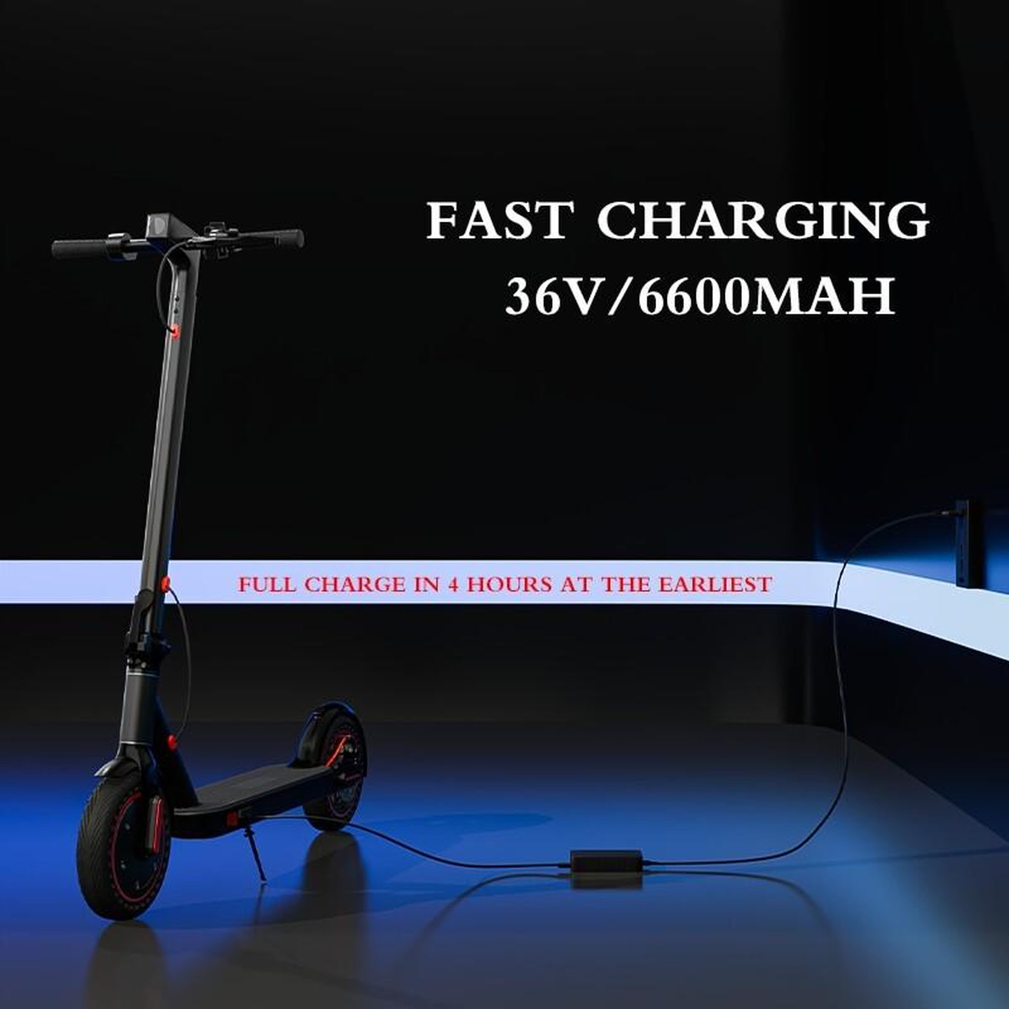 Voir la diapositive 3 : AOVO Trottinette électrique aovo t1 8,5 pouces, légère et idéale pour les trajets domicile-travail, 36 v 10,4 ah