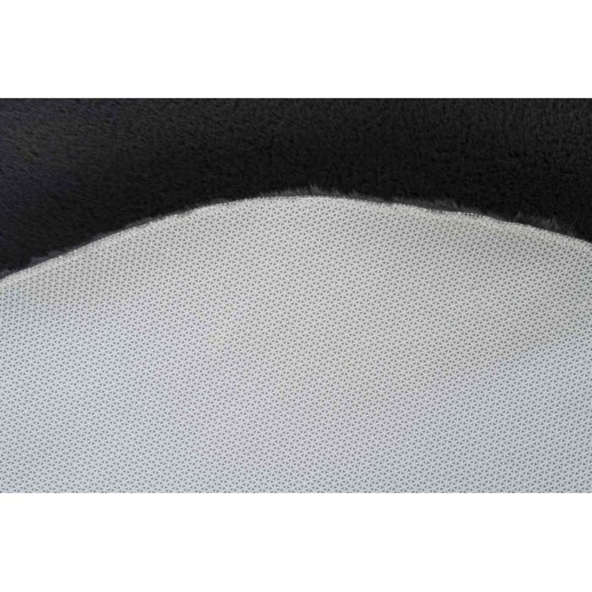 Paris Prix Tapis de Bain Fait à la Main  Rabbit  100cm Gris Foncé