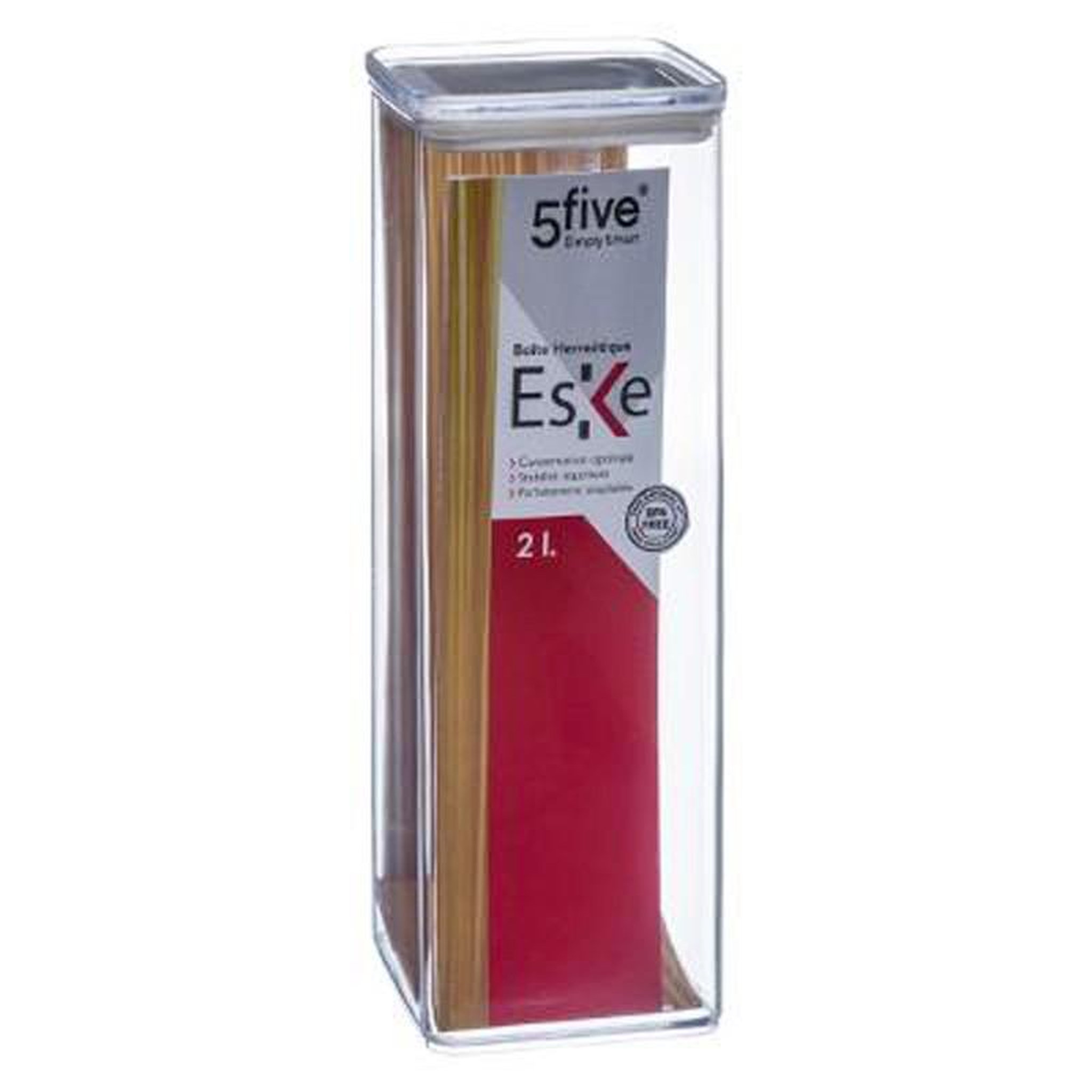 Voir la diapositive 2 :  Boîte de Conservation Carrée  Eske  2L Blanc
