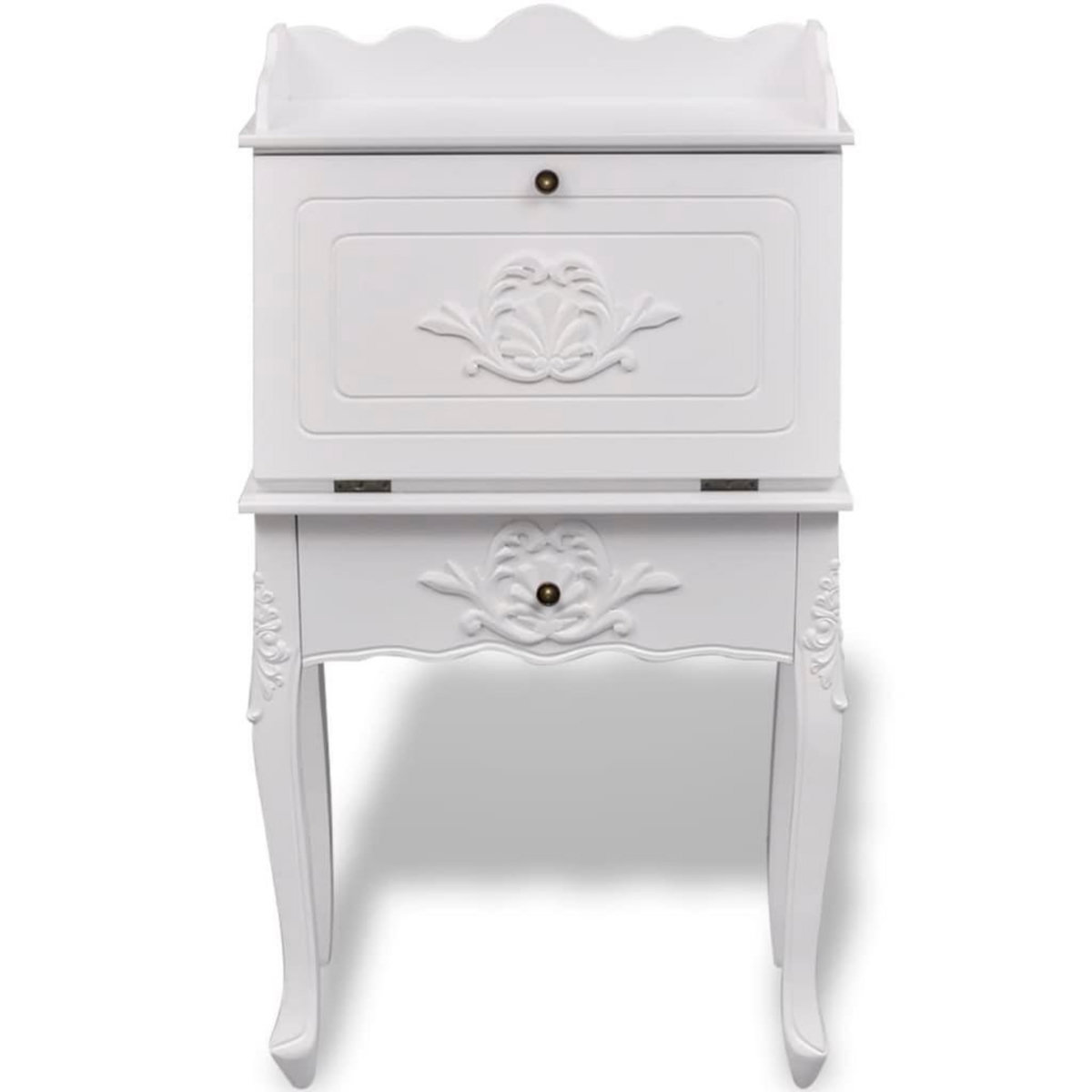 VIDAXL Bureau en style français Bois