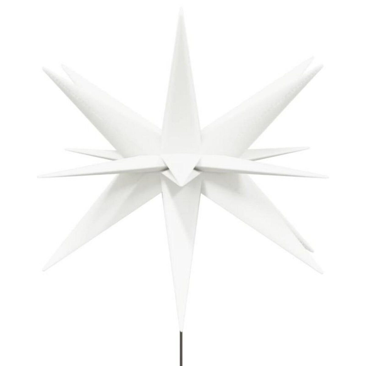 VIDAXL Lumière de Noël avec piquet LED pliable blanc 57 cm