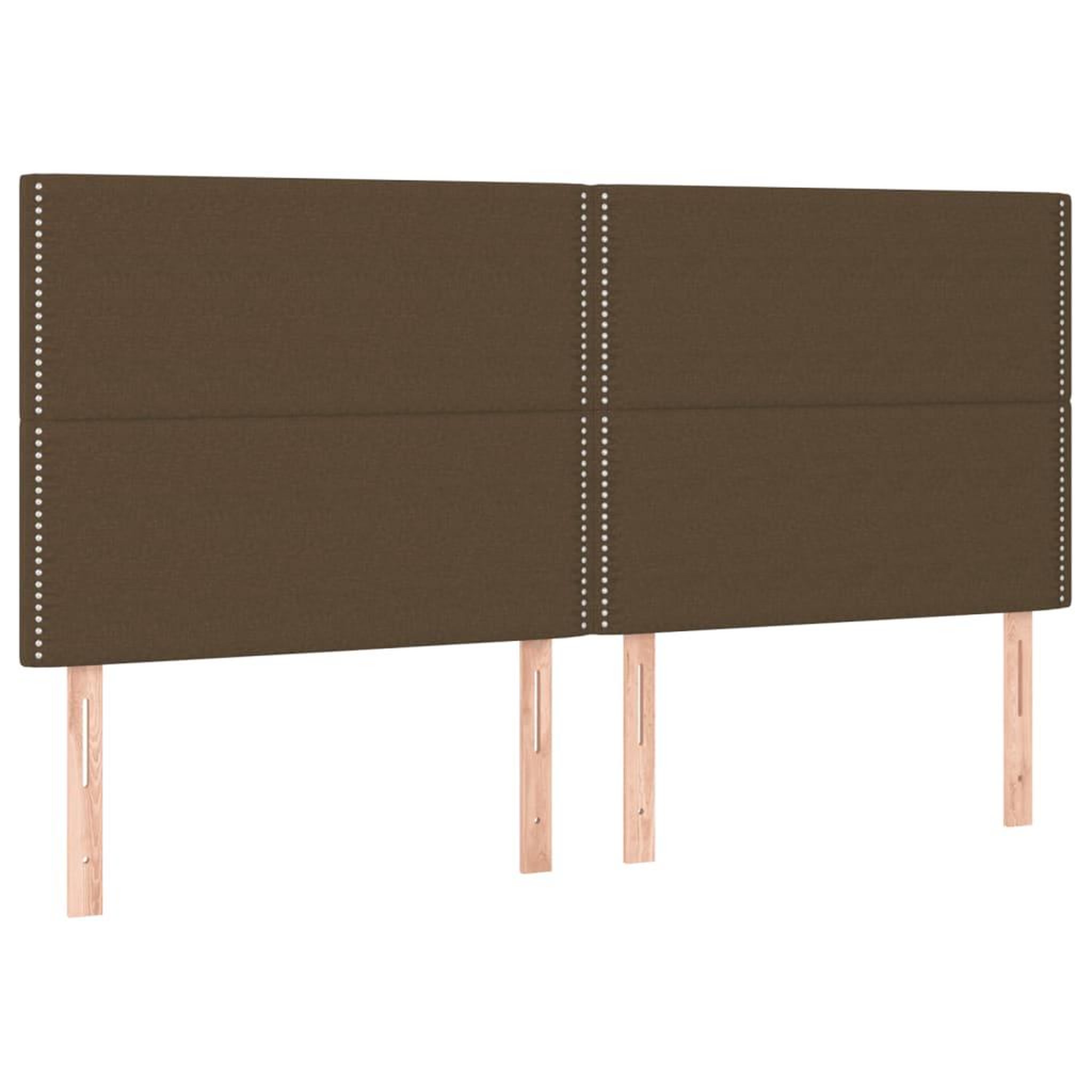 Voir la diapositive 5 : VIDAXL Sommier a lattes de lit avec matelas Marron fonce 200x200 cm