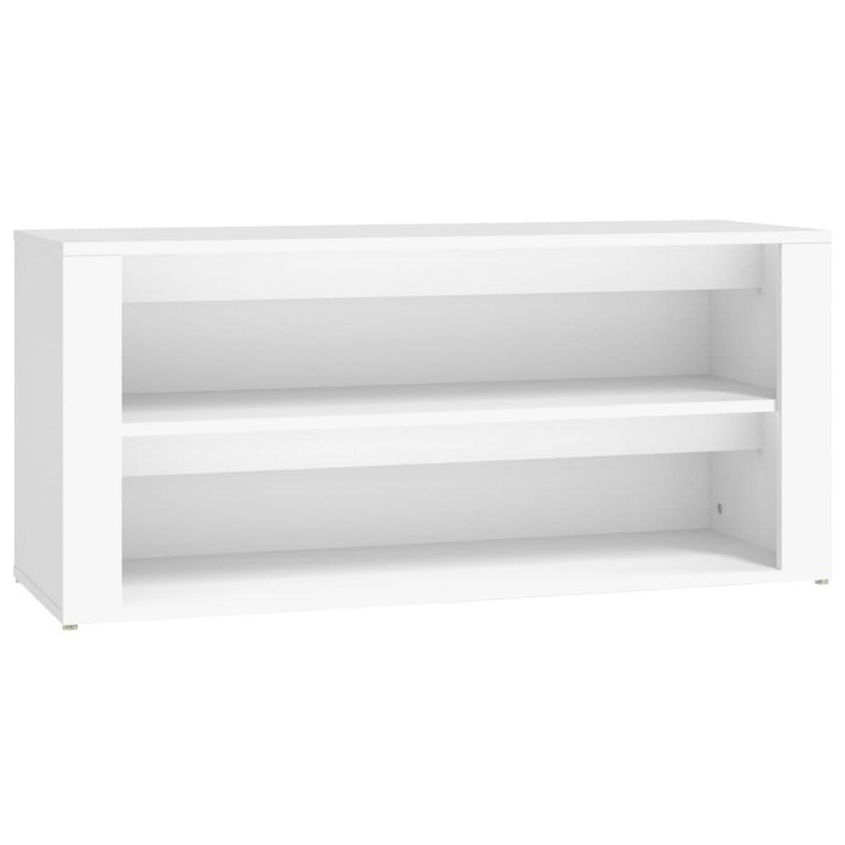 VIDAXL Etagere a chaussures Blanc 100x35x45 cm Bois d'ingenierie