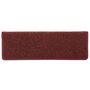 Voir la diapositive 4 : VIDAXL Tapis d'escalier 30 pcs 65x21x4 cm rouge mat