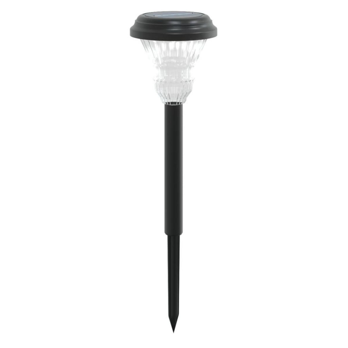 VIDAXL Lampes solaires d'allees et piquets de sol 12 pcs blanc