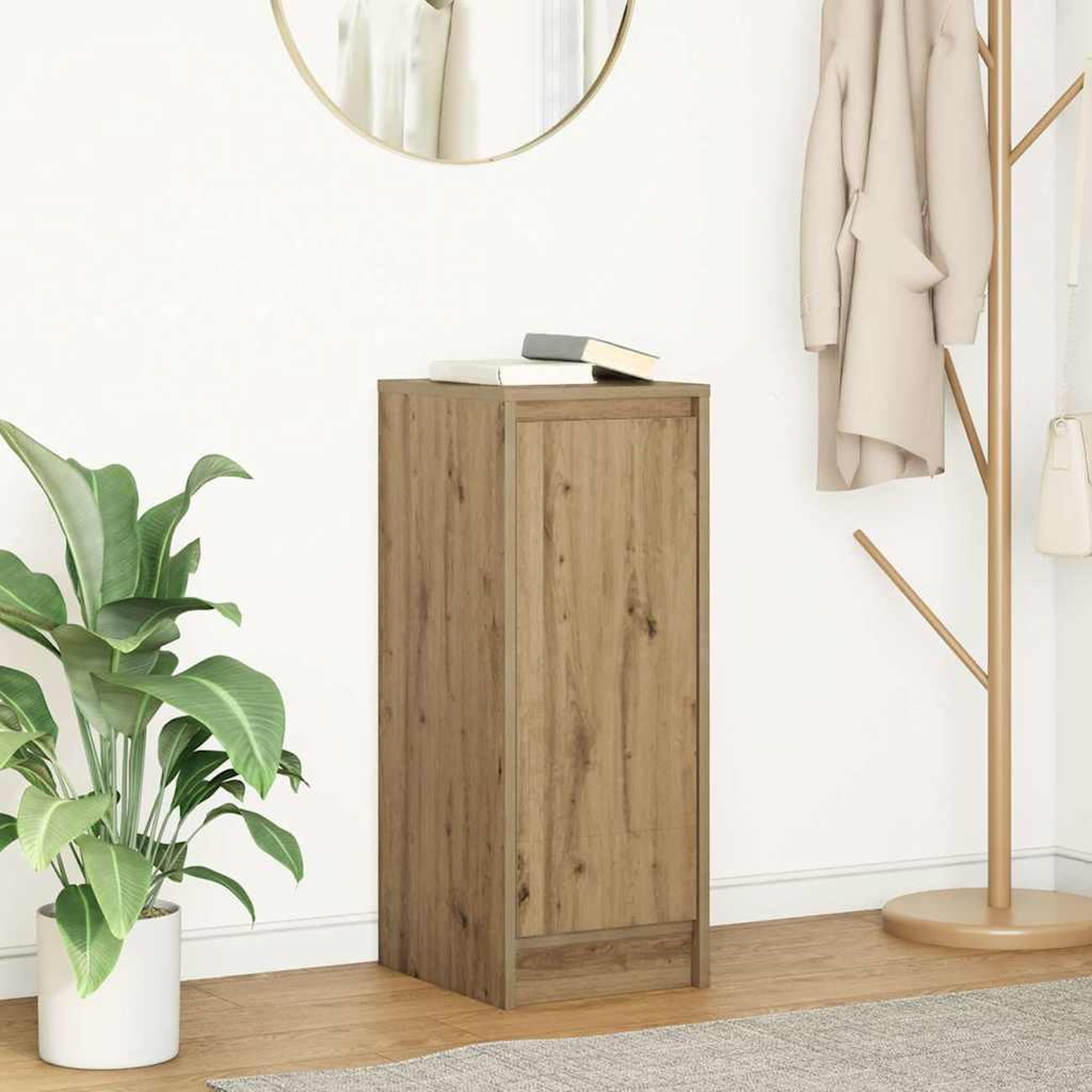 VIDAXL Buffet chene artisanal 29,5x34x76 cm bois d'ingenierie