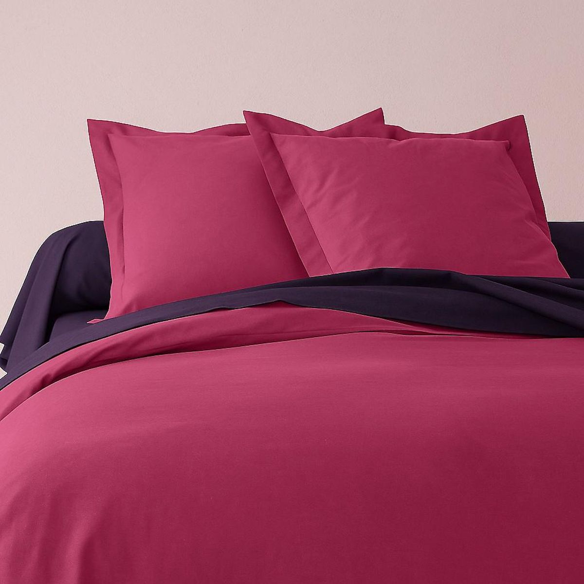 Home collection TAIE D'OREILLER 75X75 100% COTON TODAY JUS DE MYRTILLE