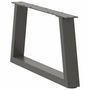 Voir la diapositive 4 : VIDAXL Pieds de table a manger forme V 2 pcs anthracite 60x(30-31,3)cm