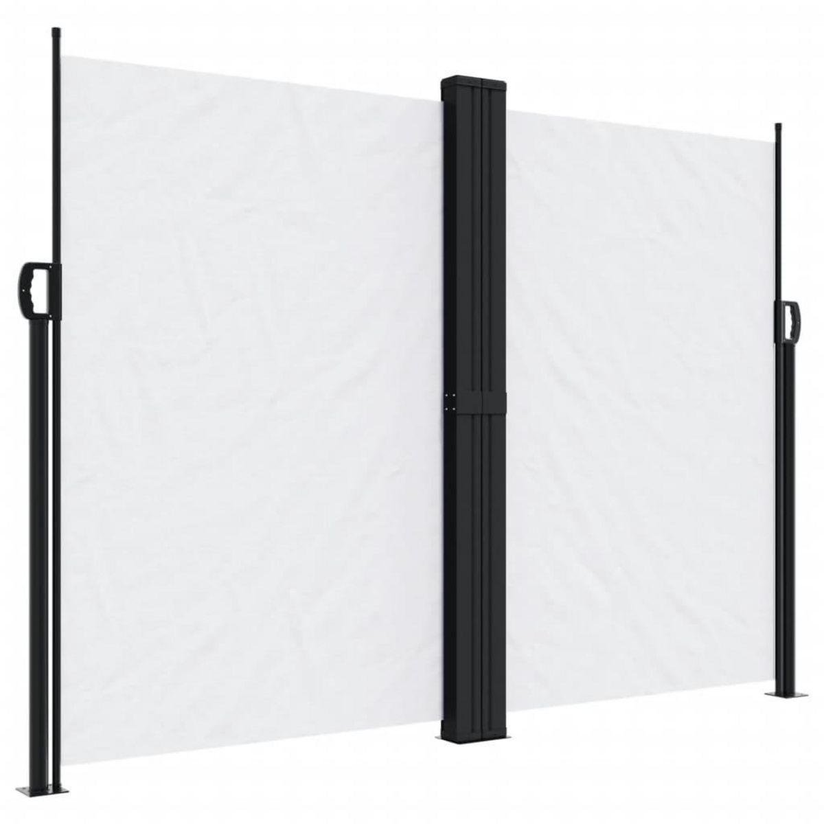 VIDAXL Auvent lateral retractable blanc 180x600 cm