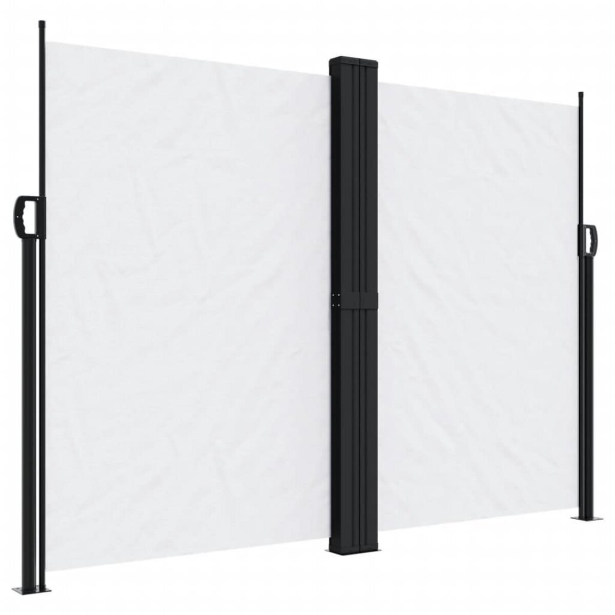 VIDAXL Auvent lateral retractable blanc 180x600 cm
