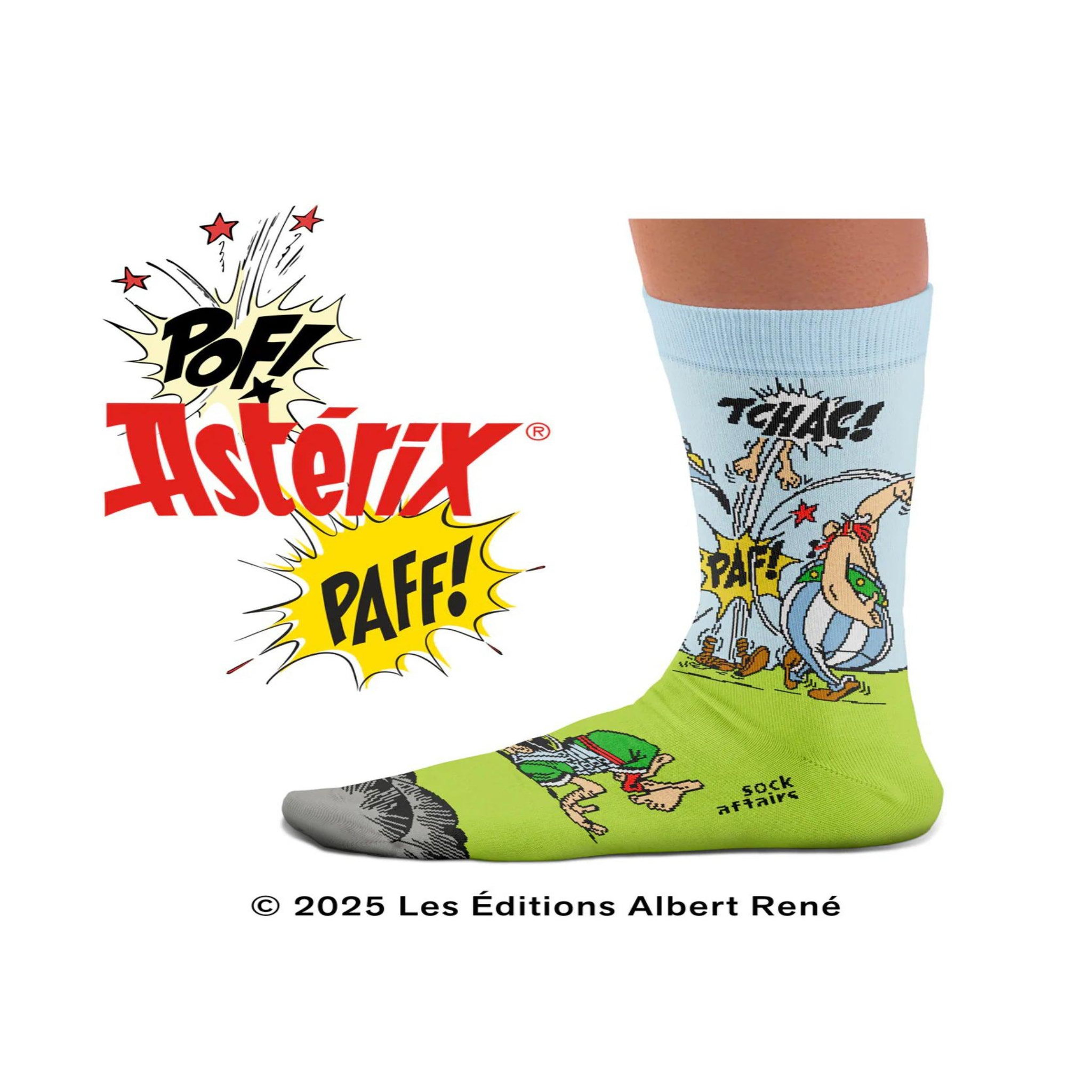 Voir la diapositive 4 : SOCK AFFAIRS Chaussettes astérix, la bataille