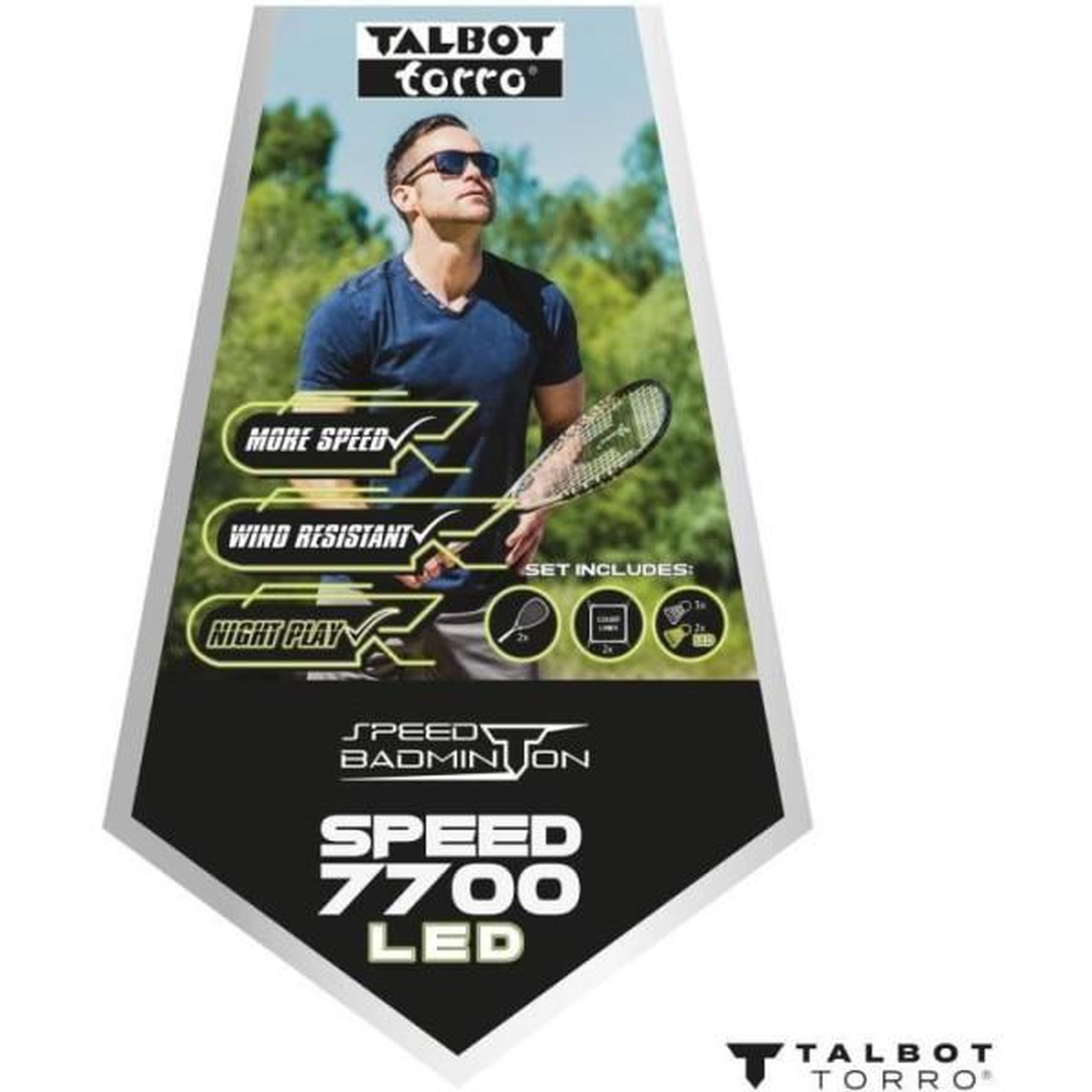 Voir la diapositive 4 : SCHILDKROT Set de Speedbadminton - SCHILDKRÖT - Set SPEED 7700 LED