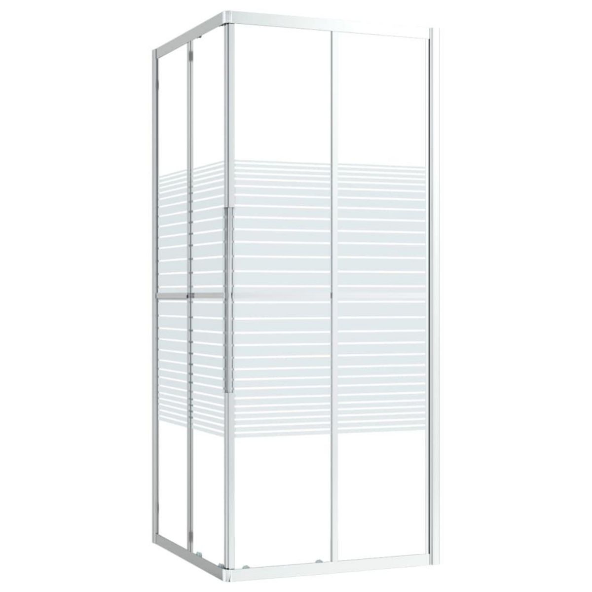 VIDAXL Cabine de douche ESG 80x80x180 cm