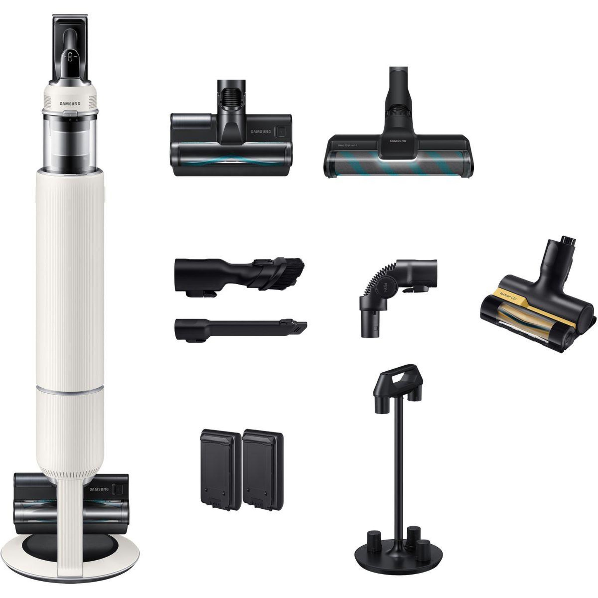 Samsung Aspirateur balai bespoke ai jet lite complete extra 2 batteries vs80f28ees