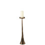 Voir la diapositive 2 : Paris Prix Bougeoir Vintage  Luky  62cm Bronze