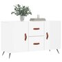 Voir la diapositive 3 : VIDAXL Buffet blanc brillant 100x36x60 cm bois d'ingenierie