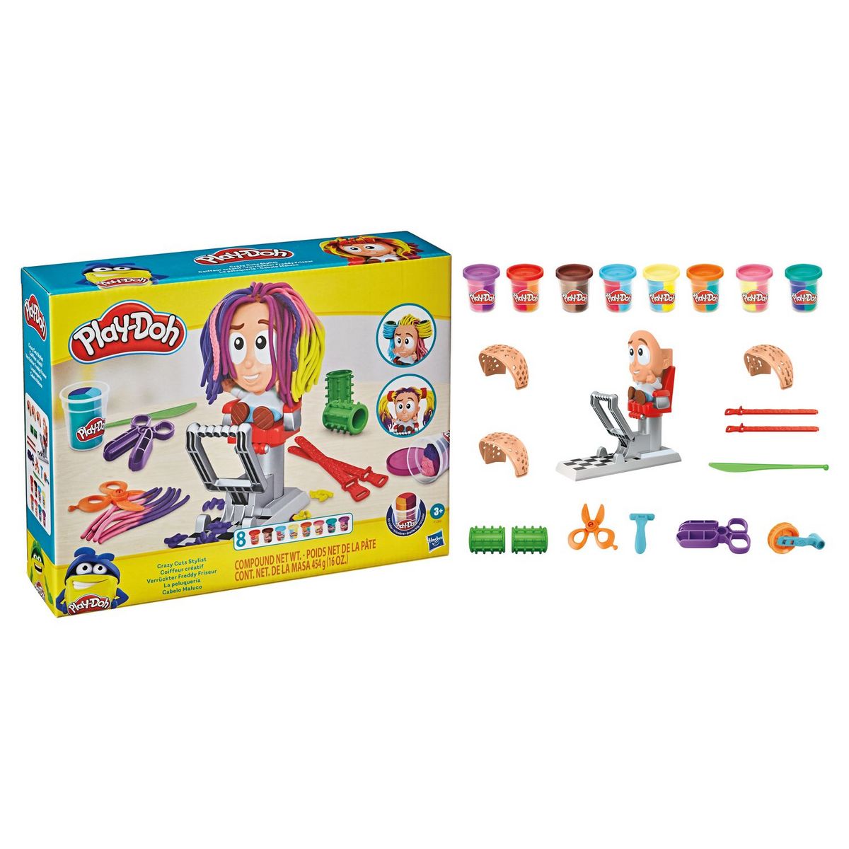 HASBRO Play-Doh - Le coiffeur Pate à modeler 