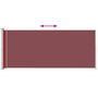 Voir la diapositive 3 : VIDAXL Auvent lateral retractable de patio 180x500 cm Rouge