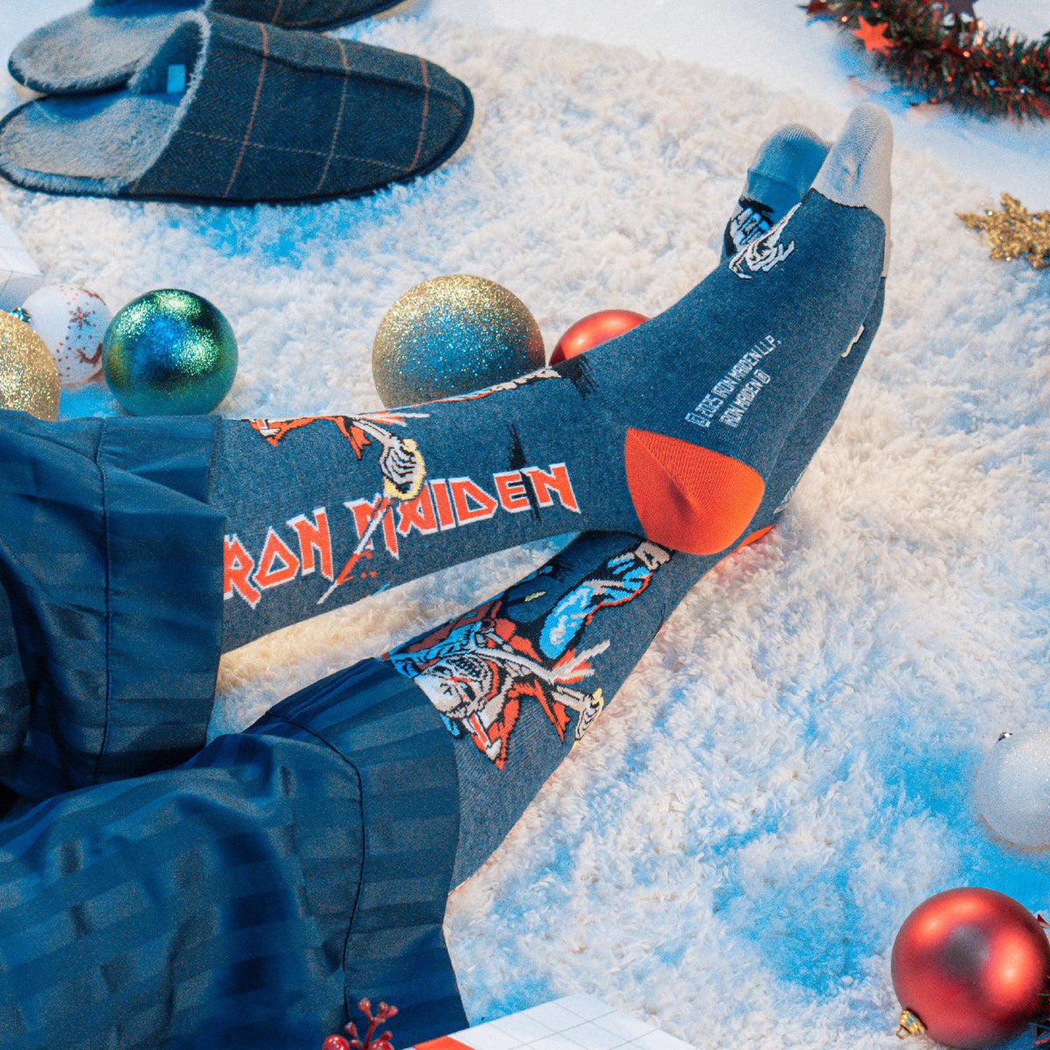 Voir la diapositive 2 : SOCK AFFAIRS Chaussettes iron maiden, the trooper