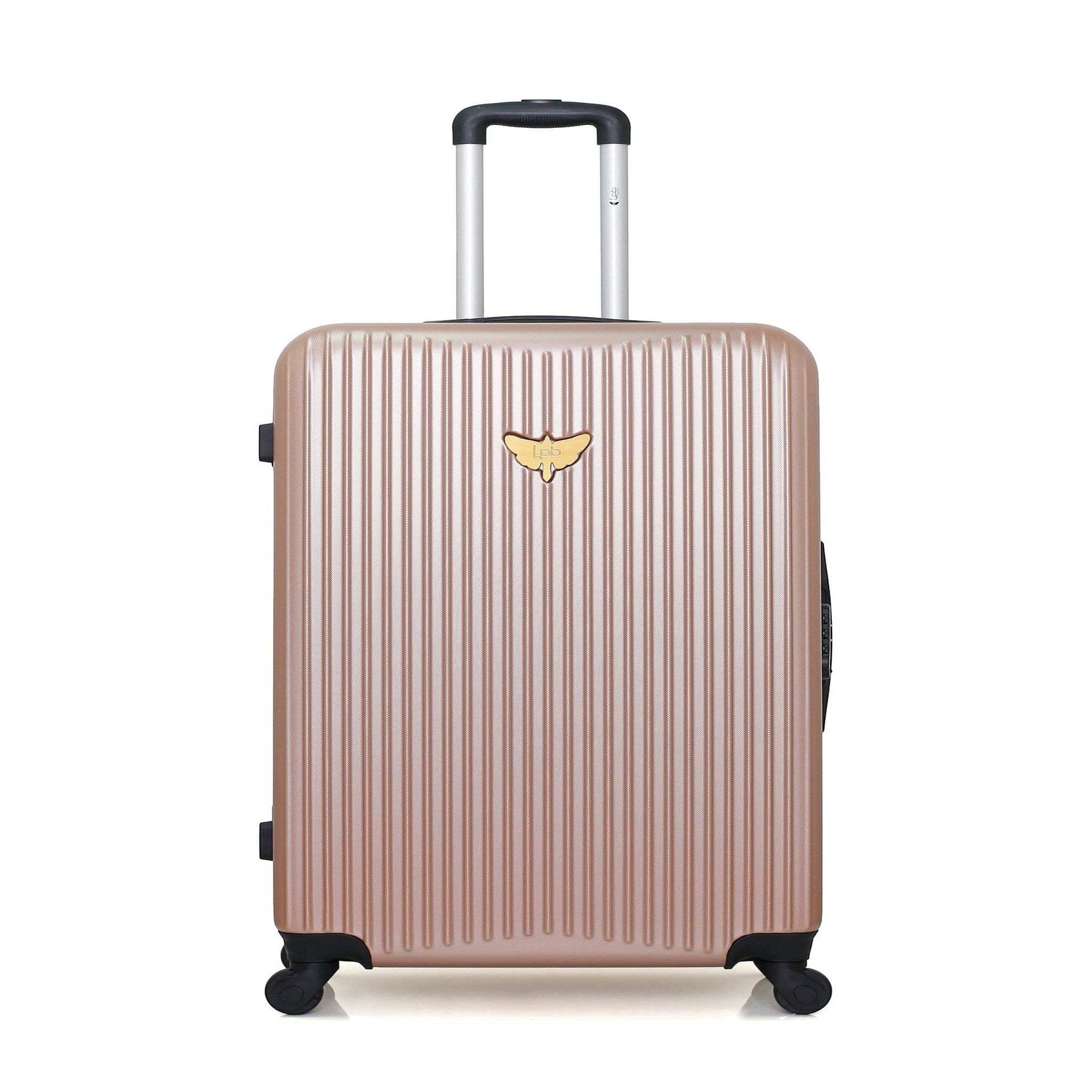 LES P'TITES BOMBES LPB Lpb luggage - valise grand format agata 75 cm 4 roues. Coloris disponibles : Orange, Bleu