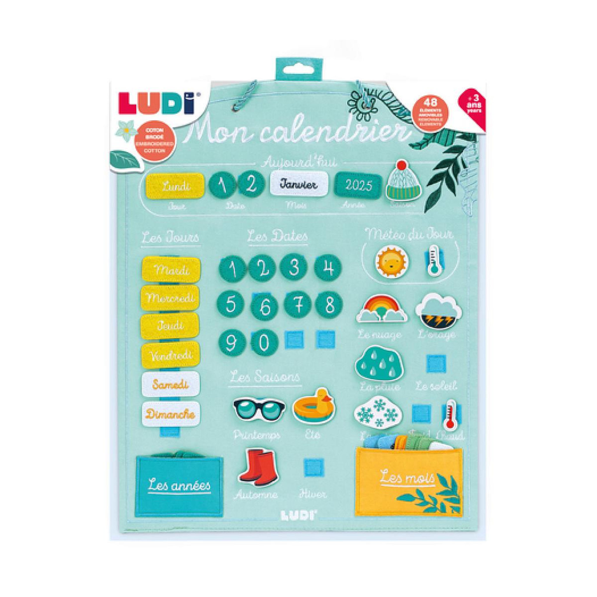 Voir la diapositive 3 : LUDI Calendrier educatif pour enfant - Amande