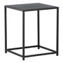 Voir la diapositive 2 : Paris Prix Table d'Appoint en Métal  Staal  45cm Noir