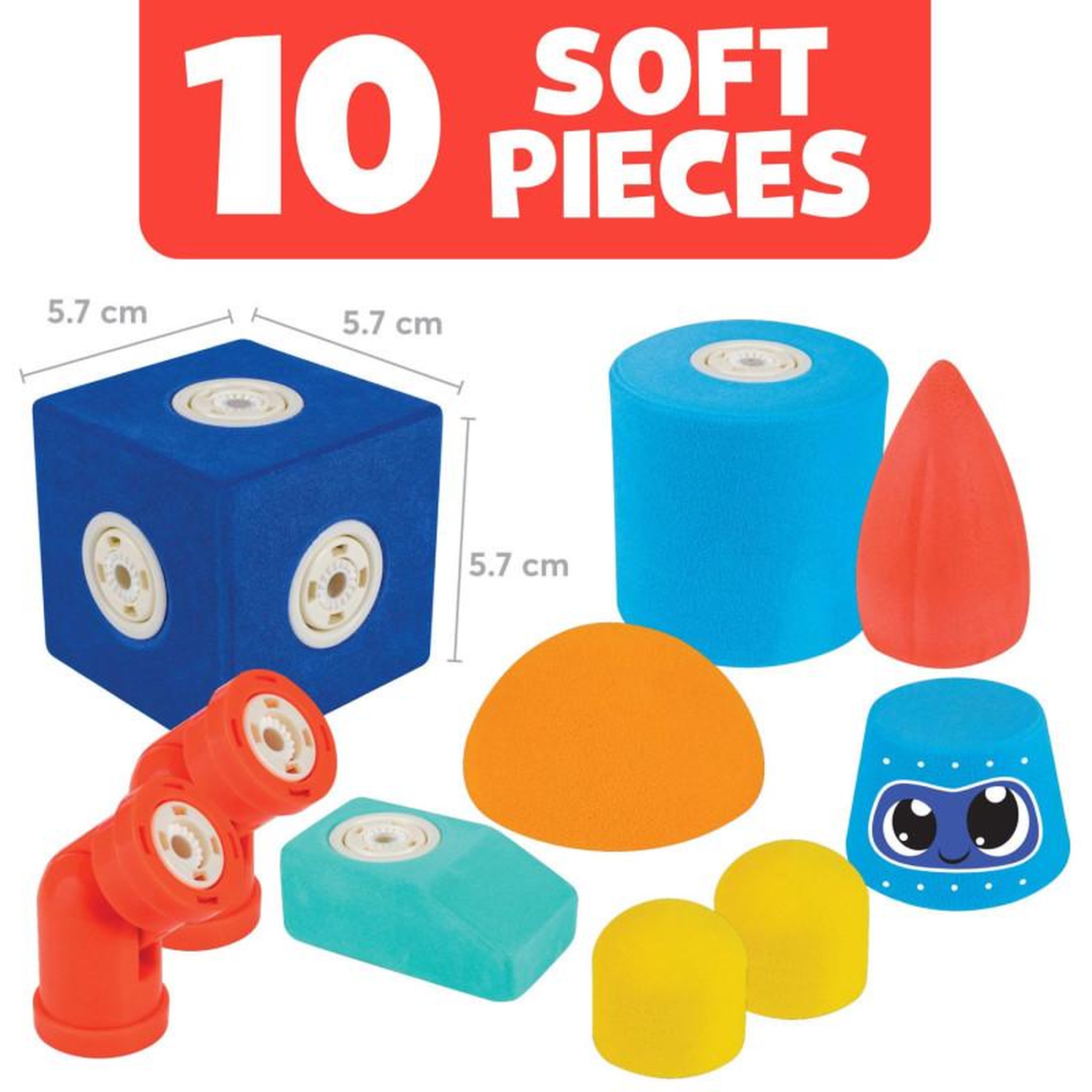 Voir la diapositive 2 : BLOCKAROO Blockaroo Robot Box, 10 pcs. 301001